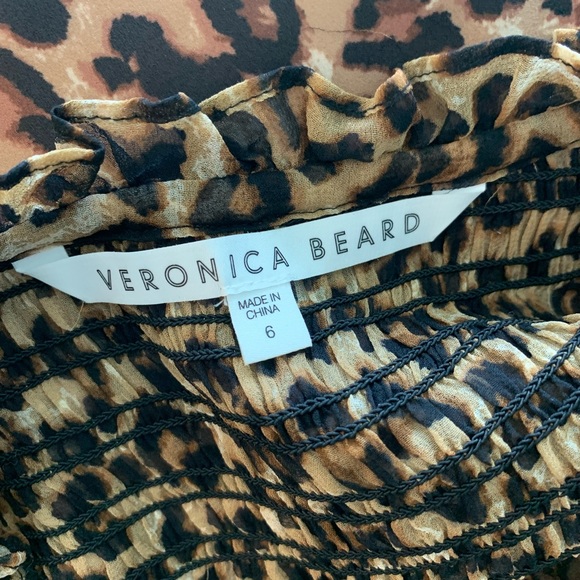 Veronica Beard Long Sleeve Silk Blouse - Picture 6 of 8